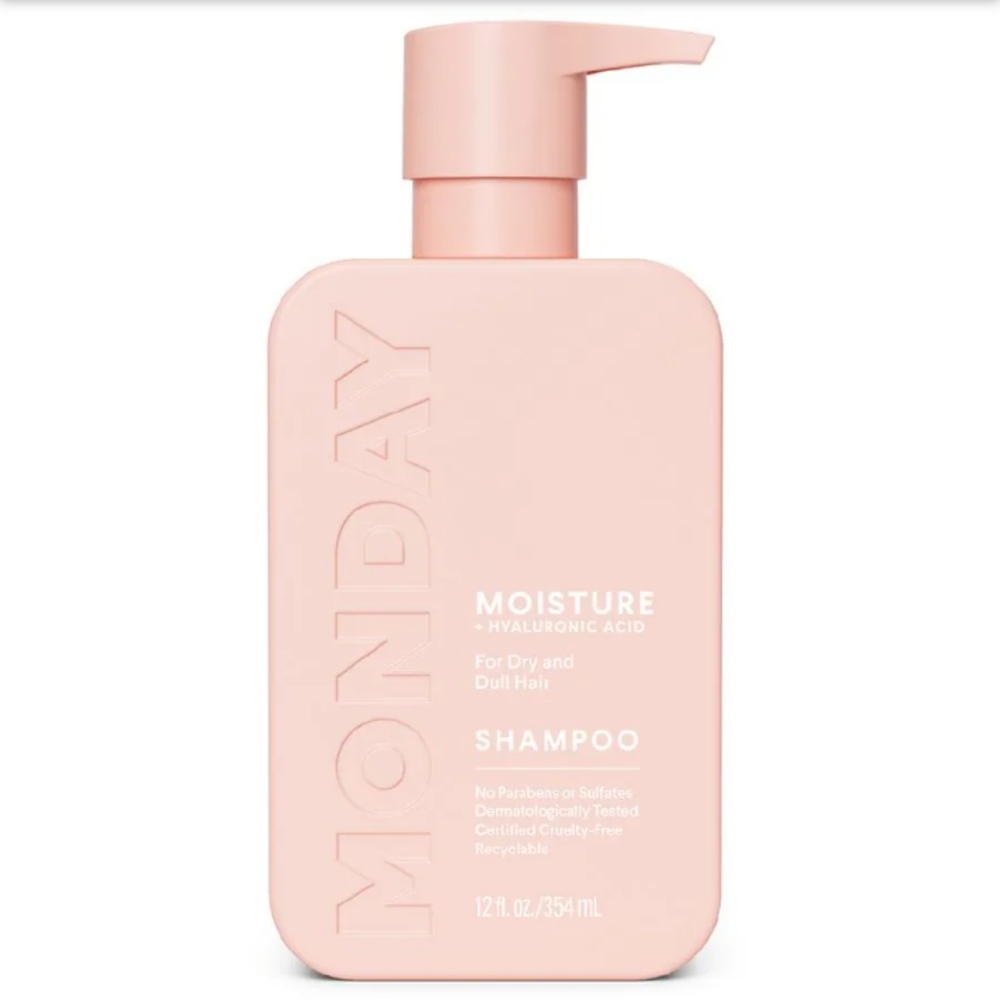 Monday Moisture Hyaluronic Acid Paraben Sulfates Free Shampoo For Dry Hair